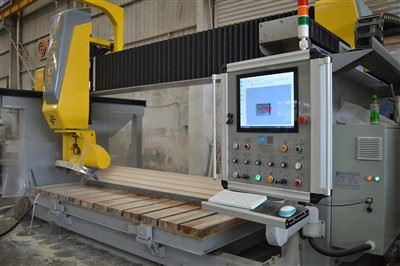 5 Axis CNC Granite Bridge Saw