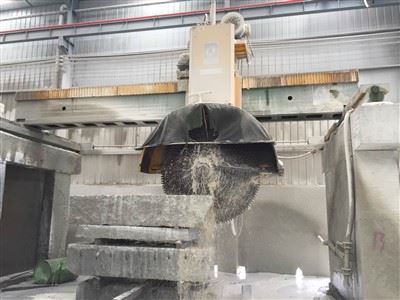 Four-Cylinder Hydraulic Stone Block Cutter